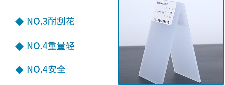 PC雙面磨砂板
